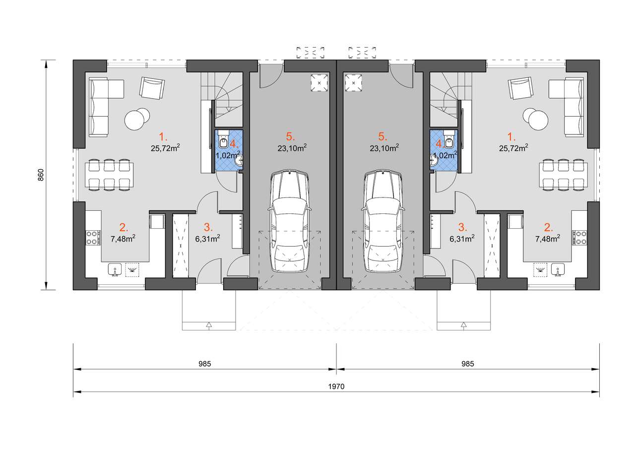 ZOSTAŁ OSTATNI DOM - Pompa ciepła, fotowoltaika, garaż, brak skosów - Pełny obrazek: 5/14