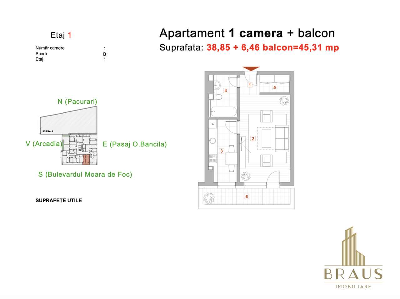 Apt 1 camera D, 44mp, et 1/blocul care redefinește luxul în Iași - Imagine principală: 2/6