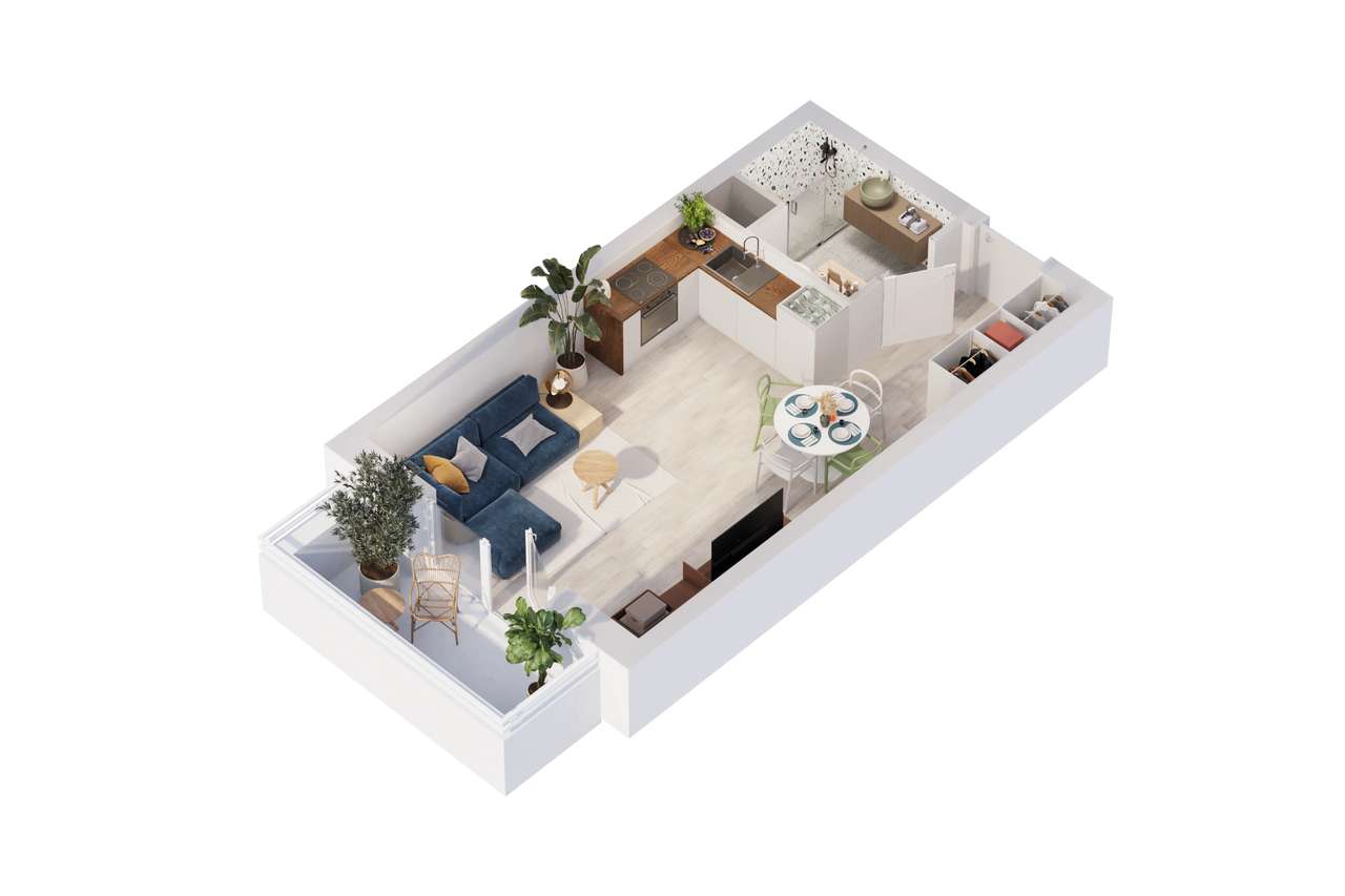 Mieszkanie na sprzedaż, 1 pokój, 27 m², Murowana Goślina