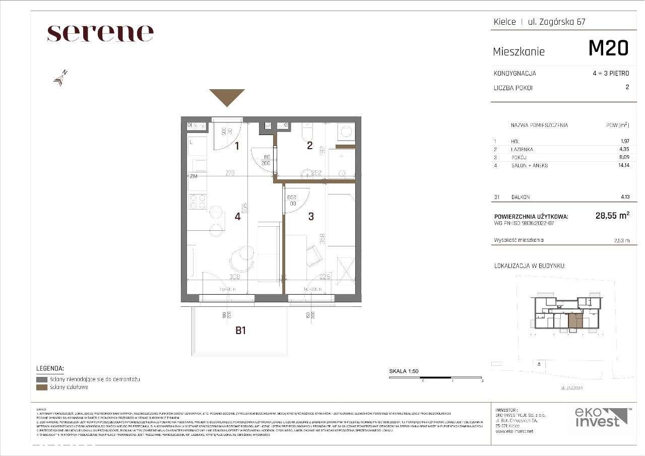 Apartamenty Serene M20 - Pełny obrazek: 2/6
