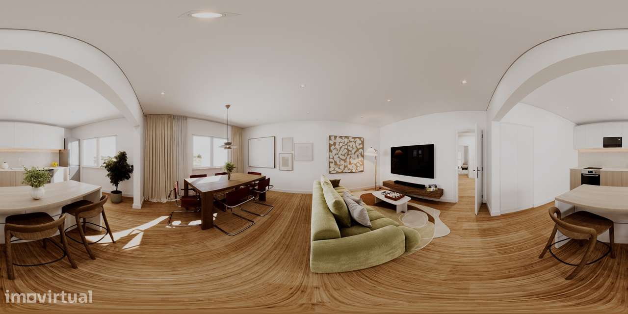 Apartamento T2 renovado no centro da Malveira-19