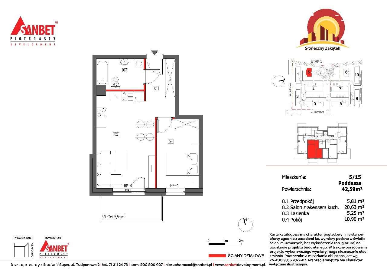 2 Pokoje | Nowość | Balkon - Pełny obrazek: 2/7