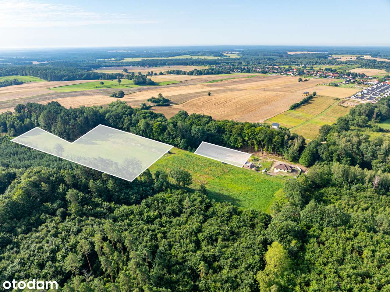 Łagówek działka przy lesie z wydanymi wz - Pełny obrazek: 3/11