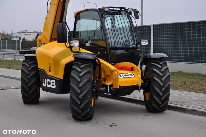 JCB 535-95 ŁADOWARKA TELESKOPOWA STAGE V 109 KM MAŁO MTG 572 UDŹWIG 3500 kg WYSOKOŚĆ ZAŁADUNKU 9,5 m NA GWARANCJI JAK NOWA Klimatyzacja Widły do palet Szybkozłącze hydrauliczne - 24