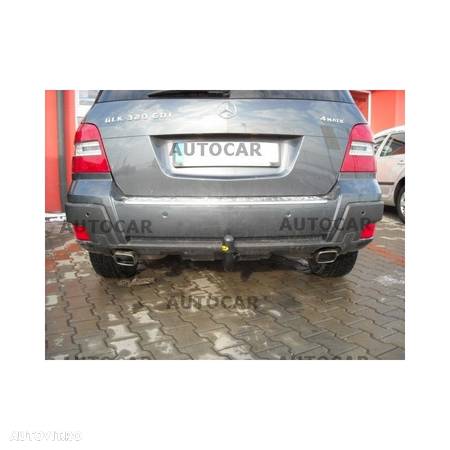 Carlig de remorcare pentru MERCEDES GLK - SUV - sistem demontabil  vertical cu cheie- din 2008/10 - 5