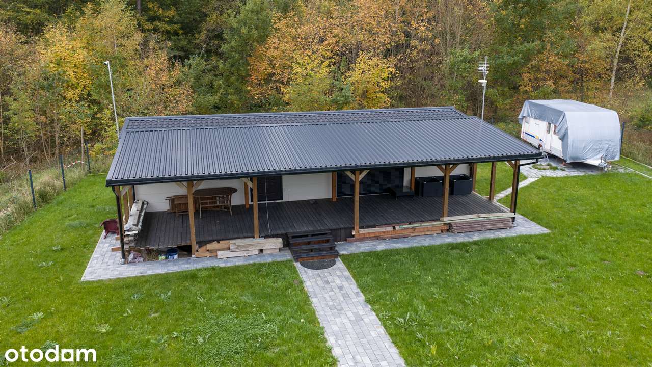 Pustkowo działka 750 mkw wraz z domkiem holenderskim-8