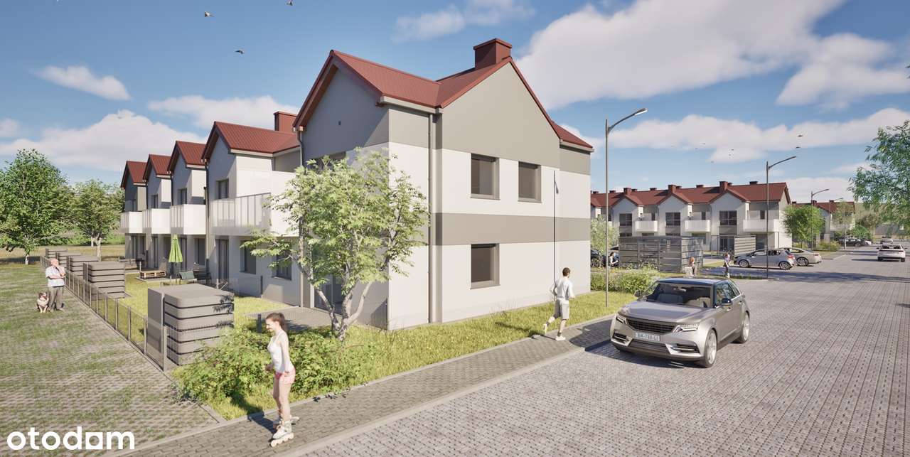 Nowe 3 pokojowe mieszkanie z ogródkiem. Brzeg Dolny ul. Szkolna-1