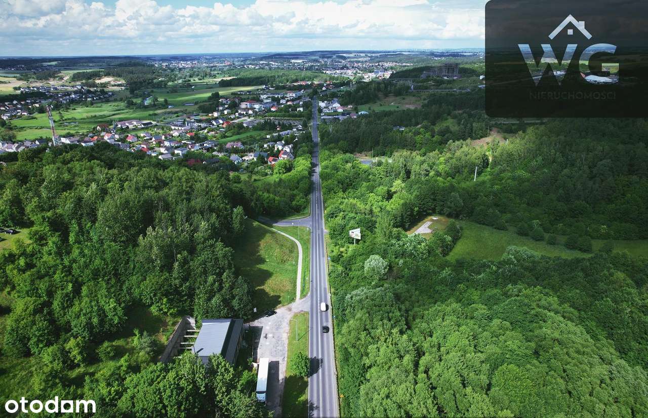 Kurzętnik, działka usługowa- ciekawa okolica, przy drodze, parking!-7