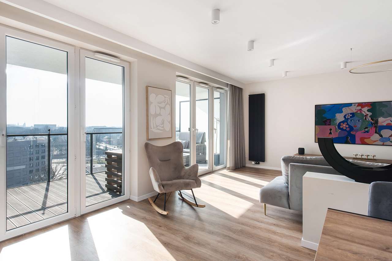 Apartament z widokowym tarasem i sauną smart home 10 piętro-6