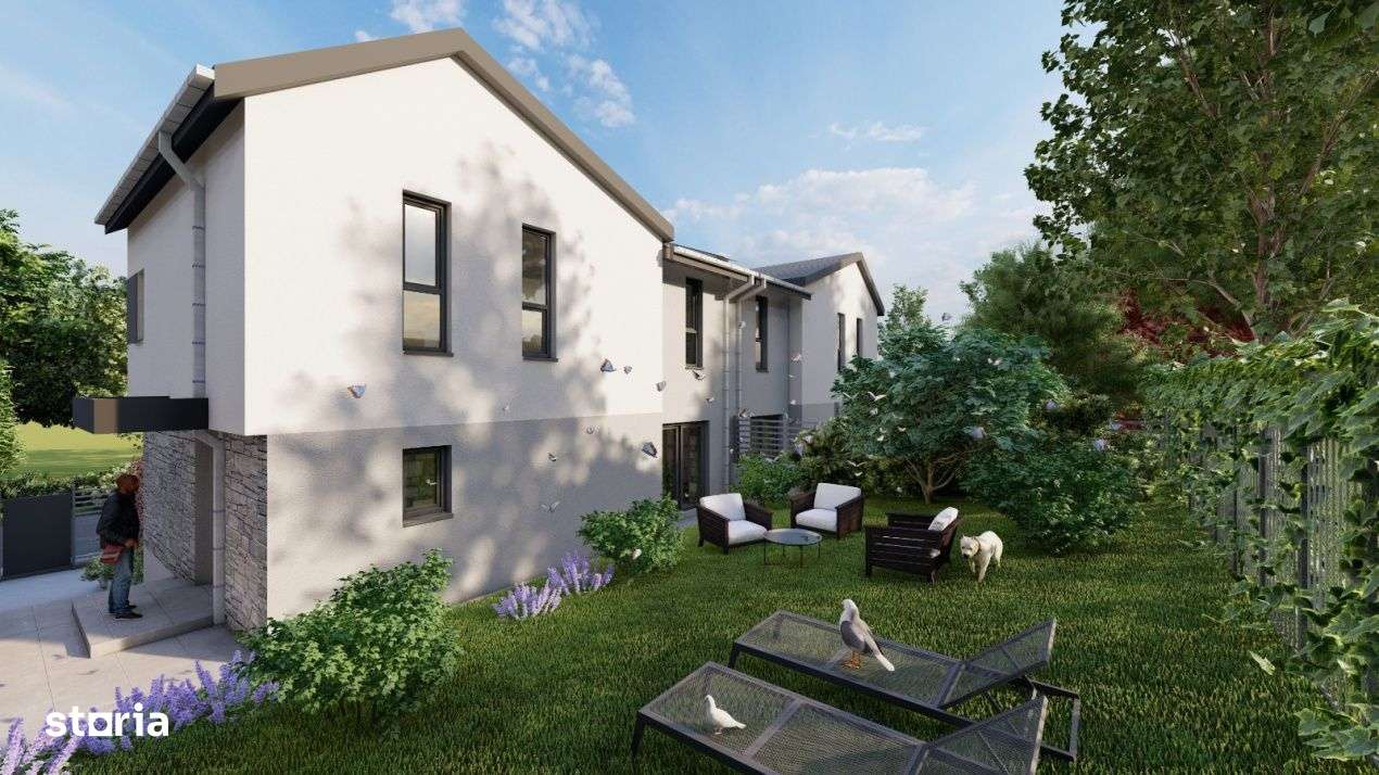 Casa tip duplex FINISATA, teren 400mp - la intrare in comuna Chinteni - Imagine principală: 5/9