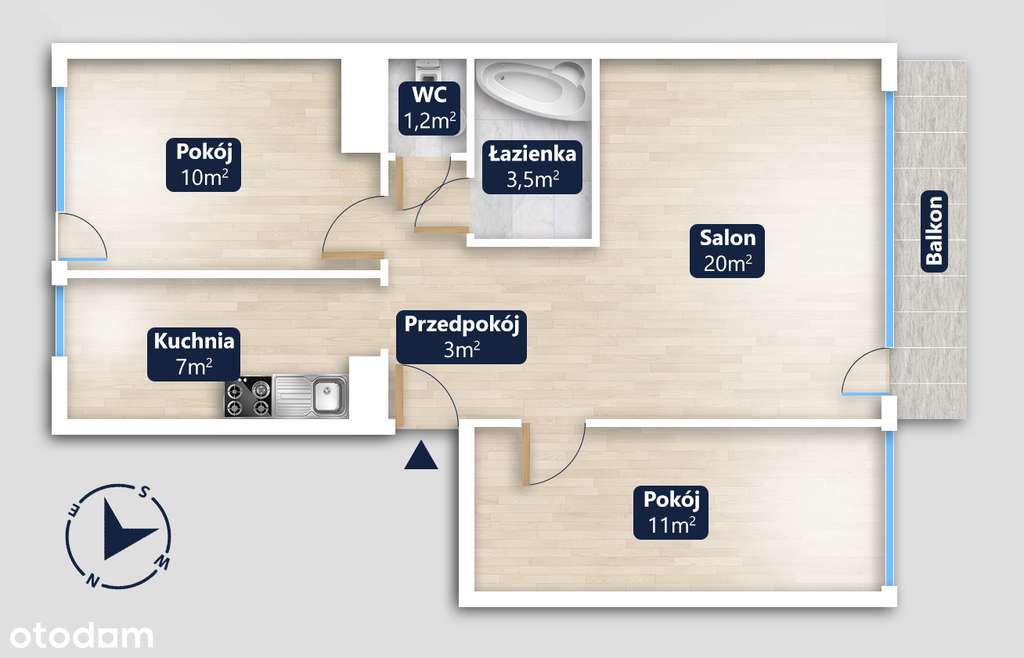 Rozkładowe do własnej aranżacji  Niski Blok - Pełny obrazek: 2/14