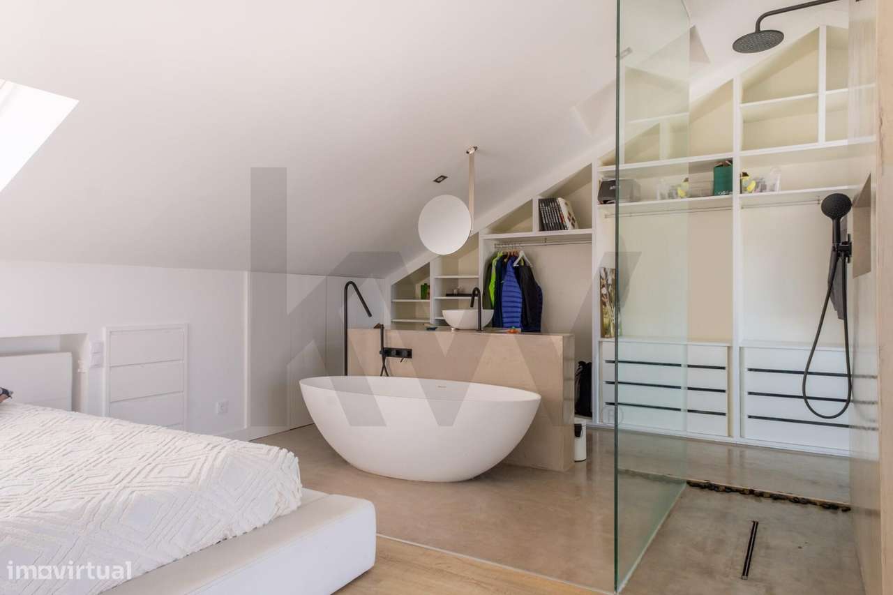 Apartamento Duplex T3 com Vista Mar a 700m da Praia de Carcavelos - Grande imagem: 4/33