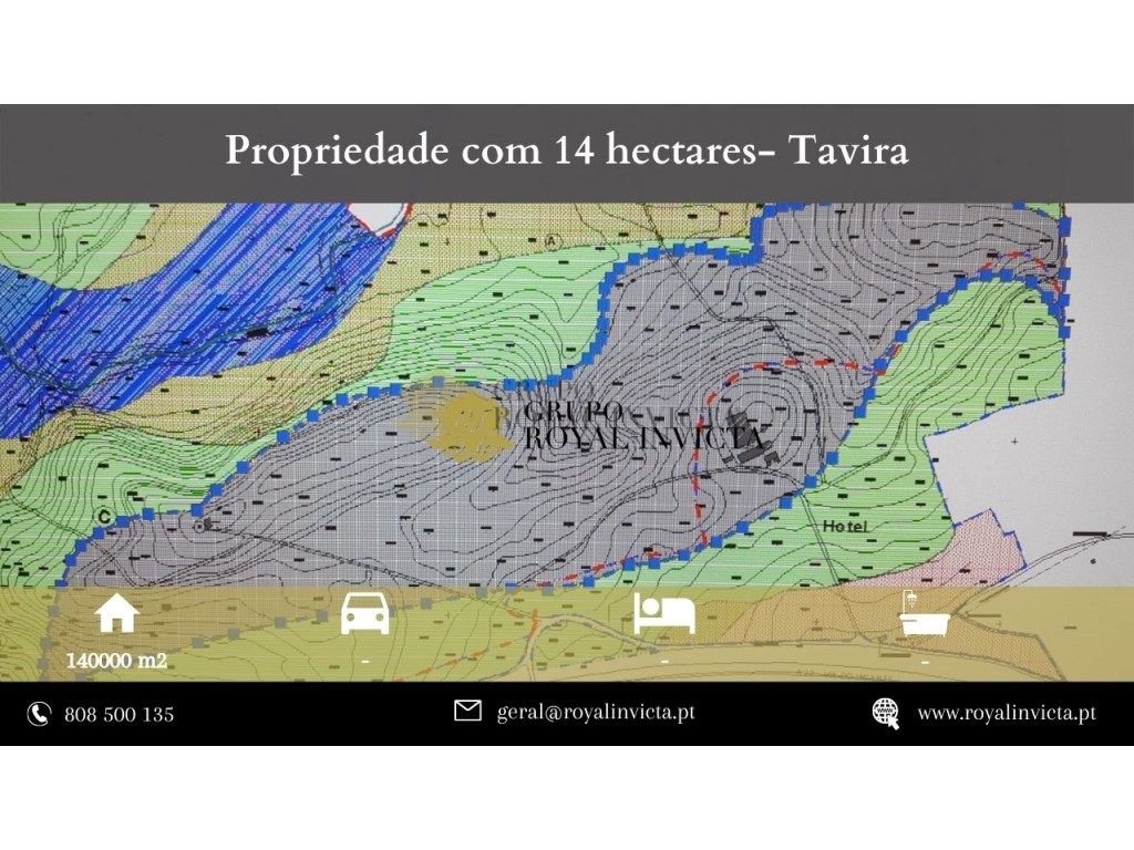 Propriedade em Tavira - viabilidade para construção de Ho...