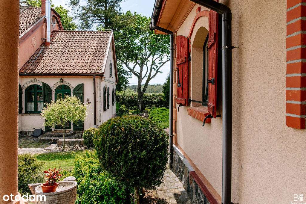 Klimatyczna posiadłość, 2 budynki, staw, Mazury - Pełny obrazek: 5/20