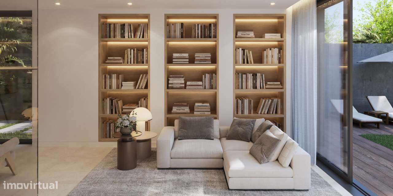 Moradia T4 com piscina, garagem e vista jardim e serra-29