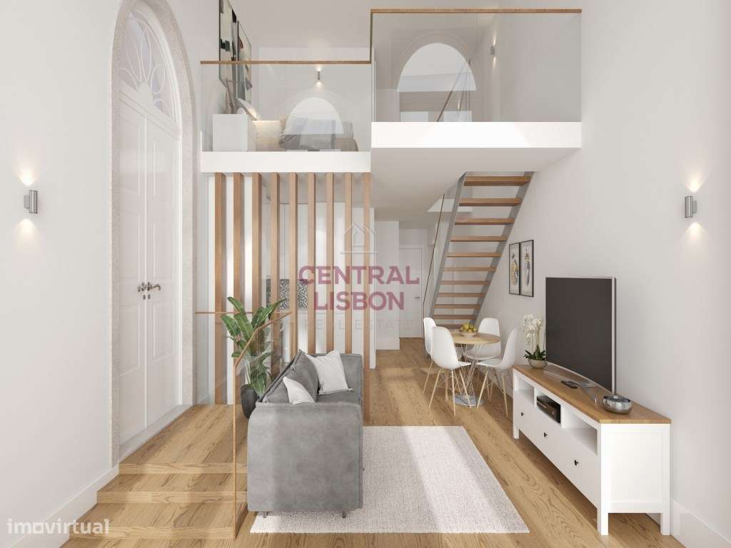 LOFT 001 A (APARTAMENTOS T1+T0) NO 'FERVENÇA PALACE' - CONDOMÍNIO E... - Grande imagem: 2/11