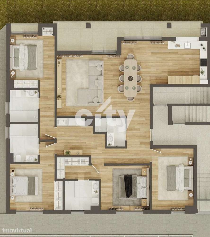 Apartamento T4 com Terraço Privado-24