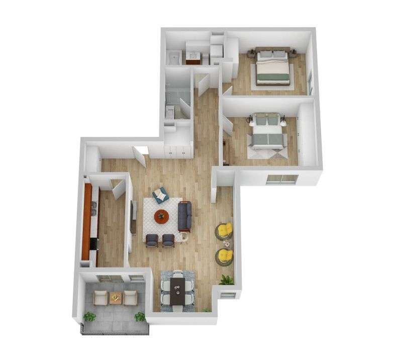 Apartament de 3 camere, 90,3 mp, Zona Andrei Muresanu — fotografia 1