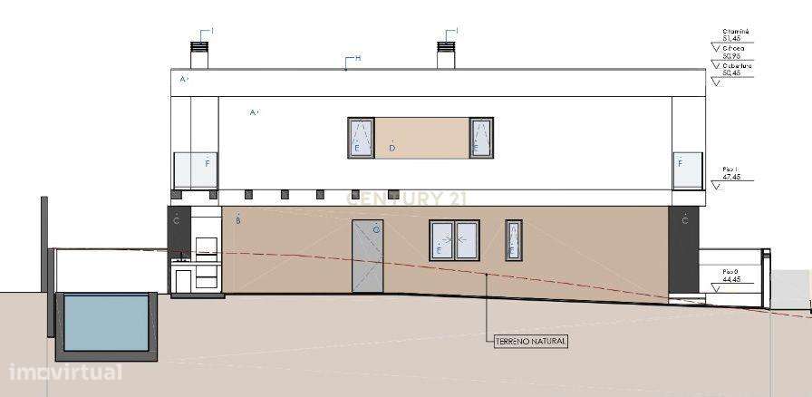 Fernão Ferro / Pinhal do General - Moradia geminada nova de 4 assoalha - Grande imagem: 2/4