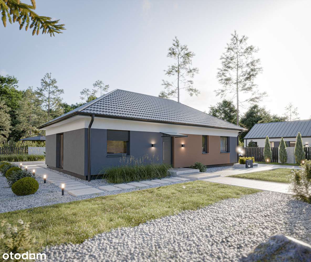 Działka 3000 m² z domem wolnostojącym 101 m², Parsów gmina Bielice-1