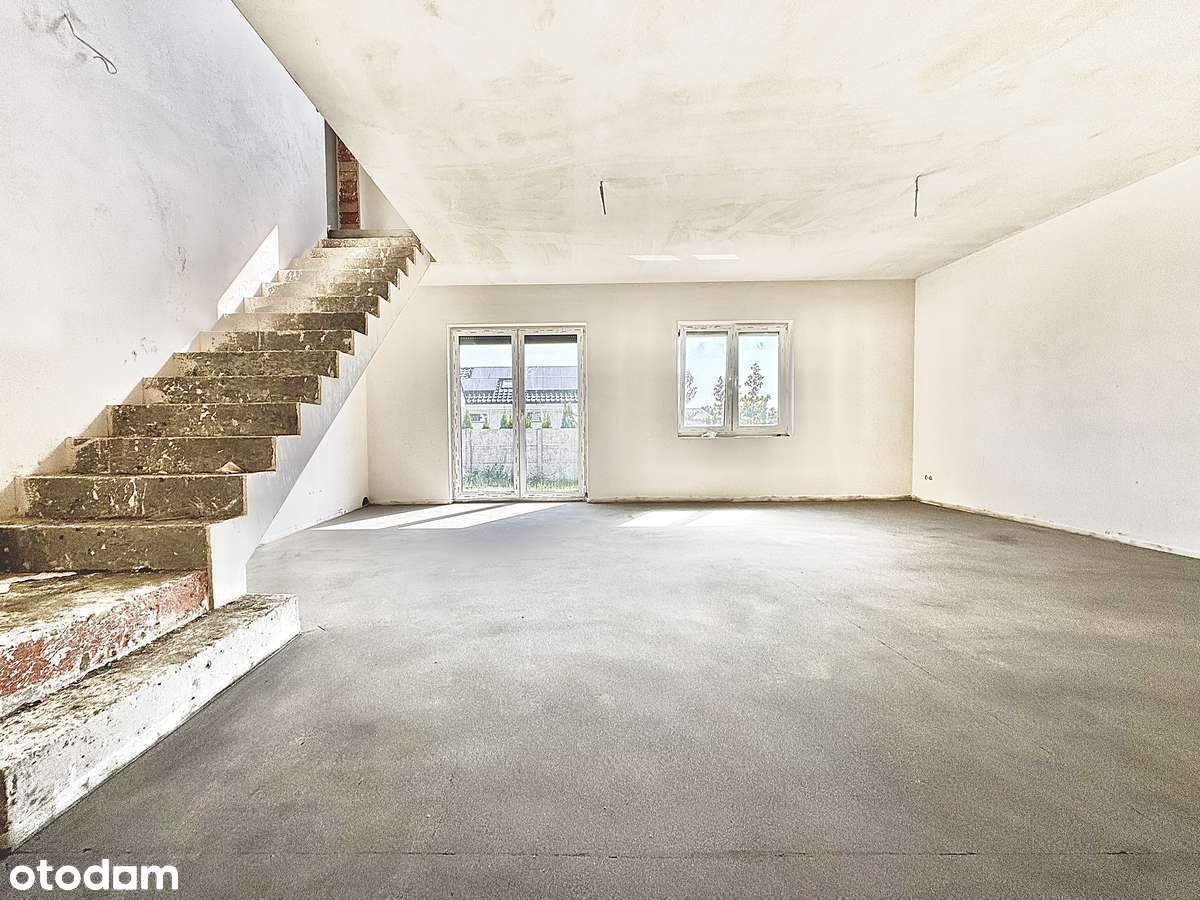 Duży bliźniak z garażem | szkoła | jezioro  | fotowoltaika | ogródek-13