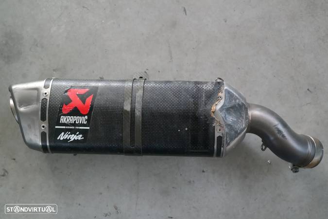 Escape Akrapovic genuíno para Kawasaki Ninja ZX10 ZX-10 KRT 2022 - 1