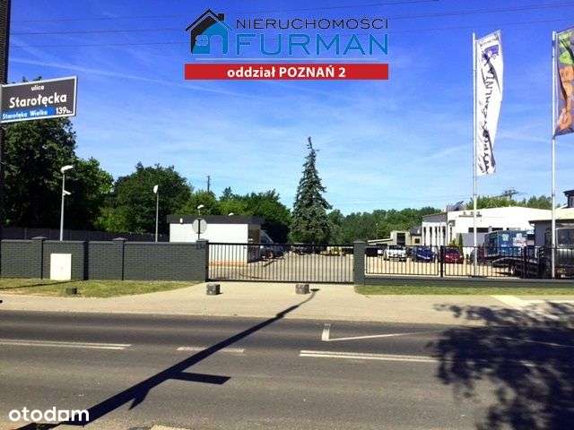 plac ok. 1350m2 + pawilon biurowo- socjalny (28m2)