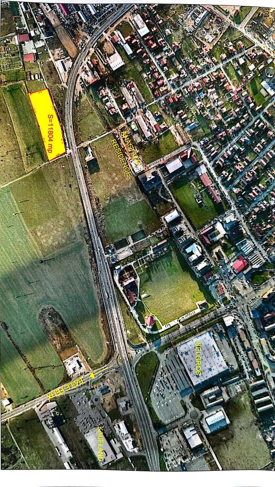 Teren 11 804 mp pe colt,POT 60%,cut 2,8 cu S-D-P+4 cu 5 R - NUFARU - - Imagine principală: 4/8