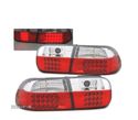 FAROLINS TRASEIROS LED PARA HONDA CIVIC 91-95 2D 4D VERMELHO BRANCO - 1