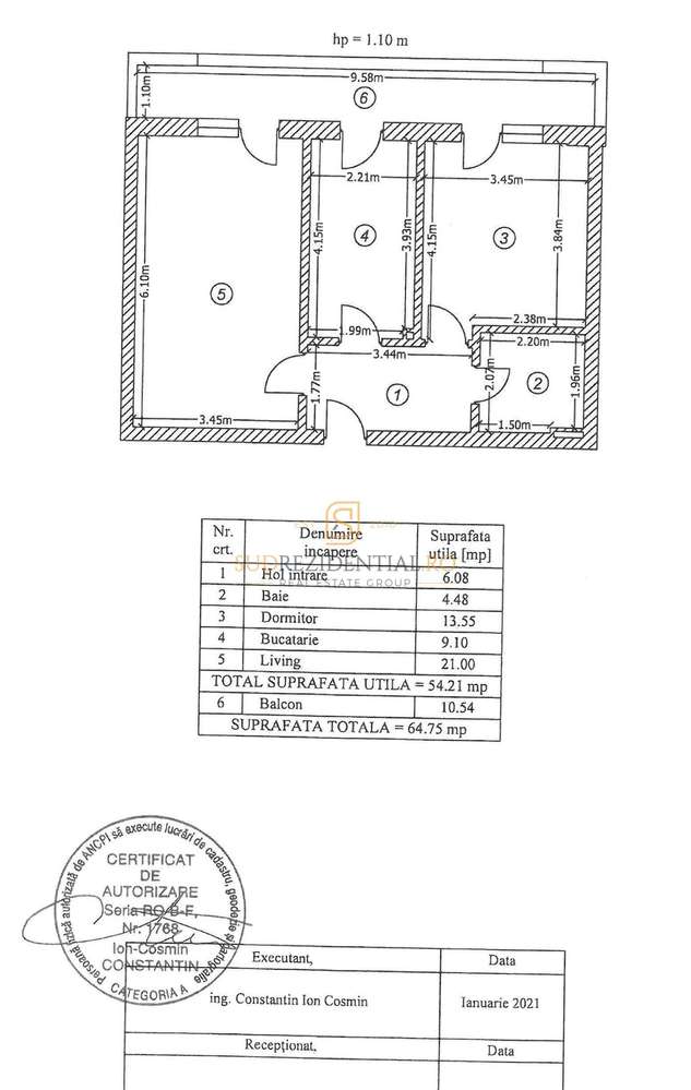 Apartament cu 2 camere + balcon, mobilat si utilat, rond Metro Berceni-14