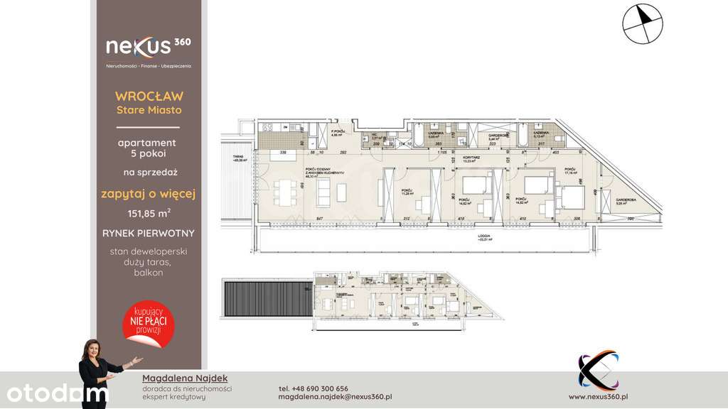 Apartament 5 pokoi, loggia, taras - Pełny obrazek: 3/16