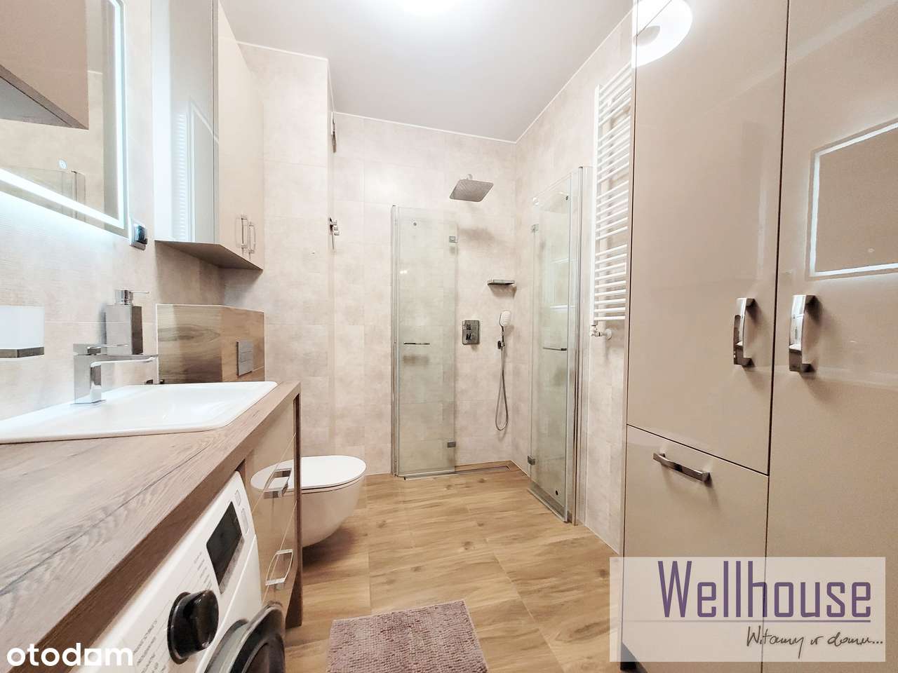 3-pok. 2 balkony, garaż - Jagodno ul.Drabika - Pełny obrazek: 3/13