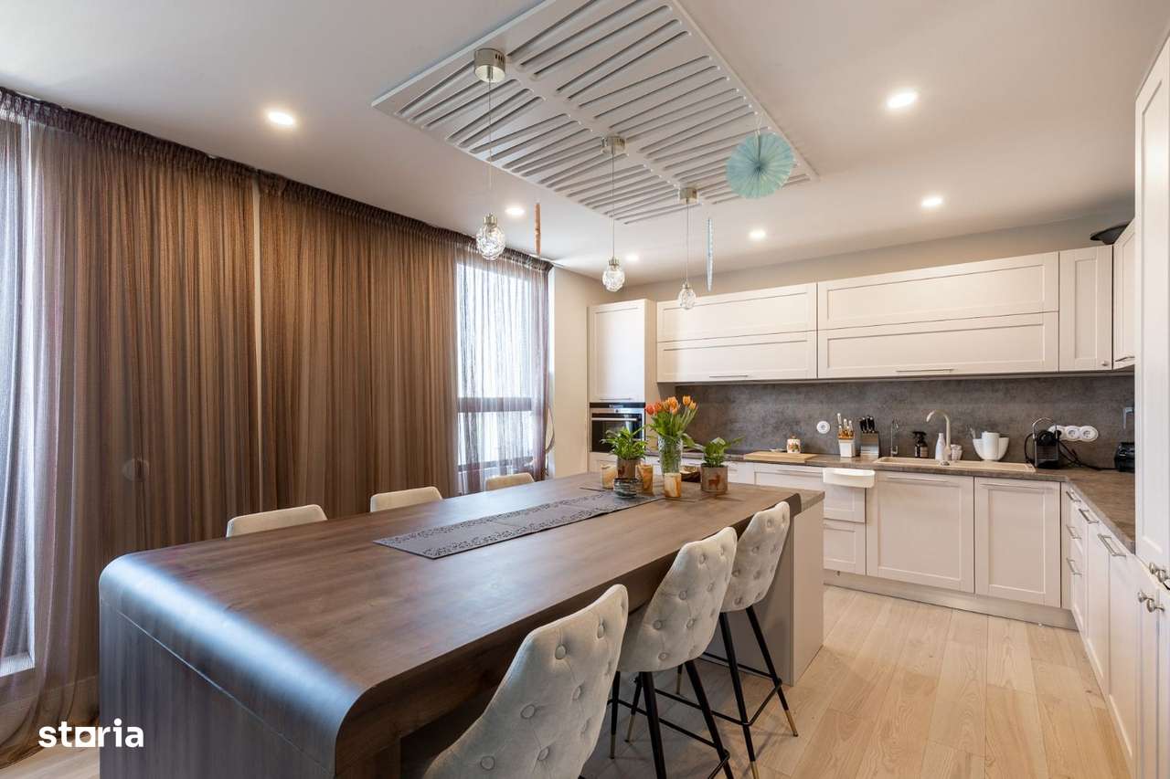 Penthouse Trastevere, complex cu piscina si gym-11