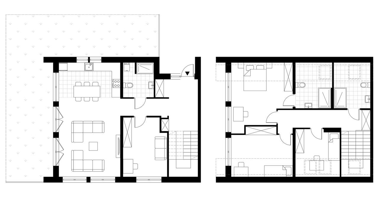 5-pokojowy dom 109m2 + ogródek Bezpośrednio - Pełny obrazek: 3/8