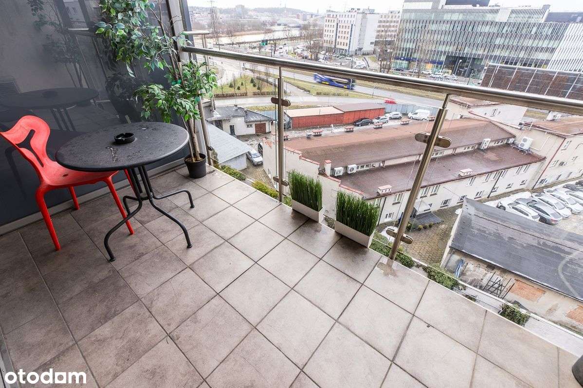 Widokowe z wydzieloną sypialnią! Wiślane Tarasy!-3