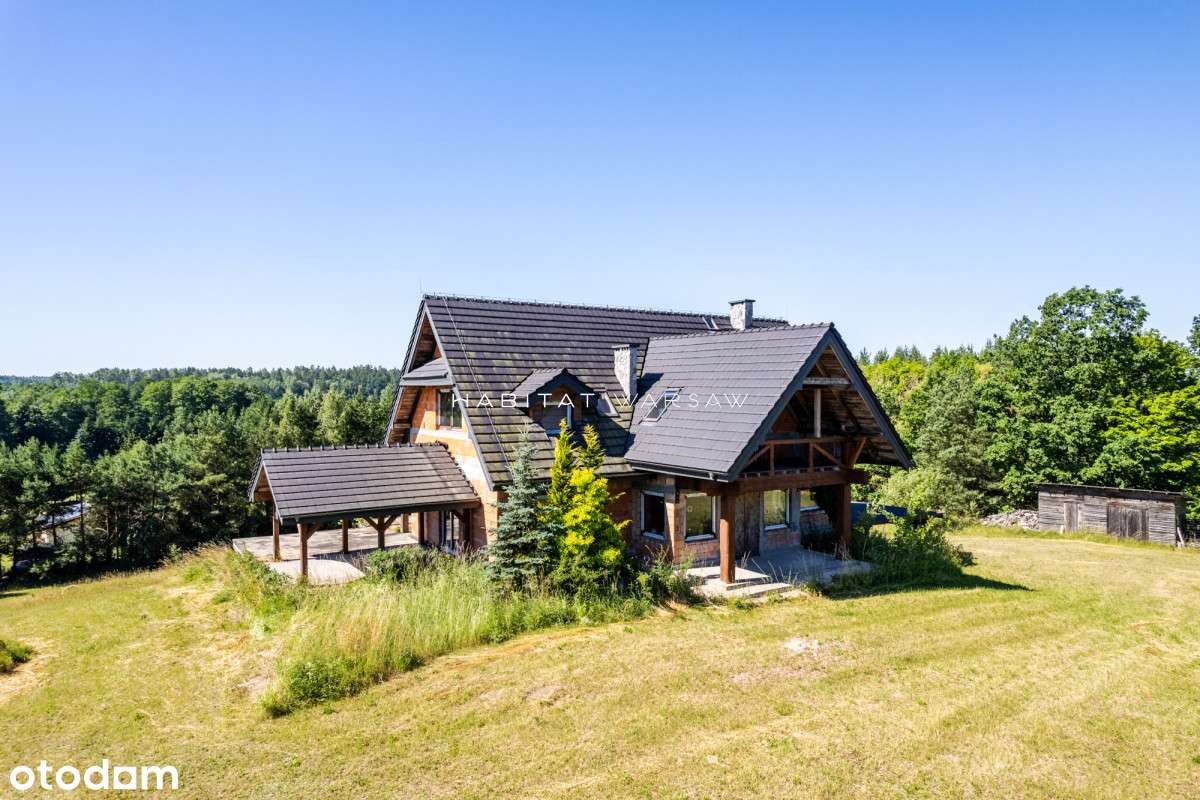 Dom z potencjałem w otoczeniu jeziora i lasu-6