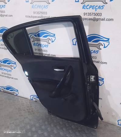 PORTA TRASEIRA TRÁS ESQUERDA BMW SERIE 1 E87 FECHO ELEVADOR MOTOR PUXADOR VIDRO - 3