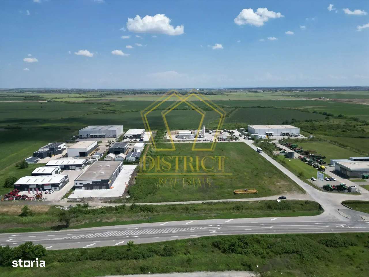 Teren cu AC pentru constructie hala industriala | Aradului - Imagine principală: 3/5