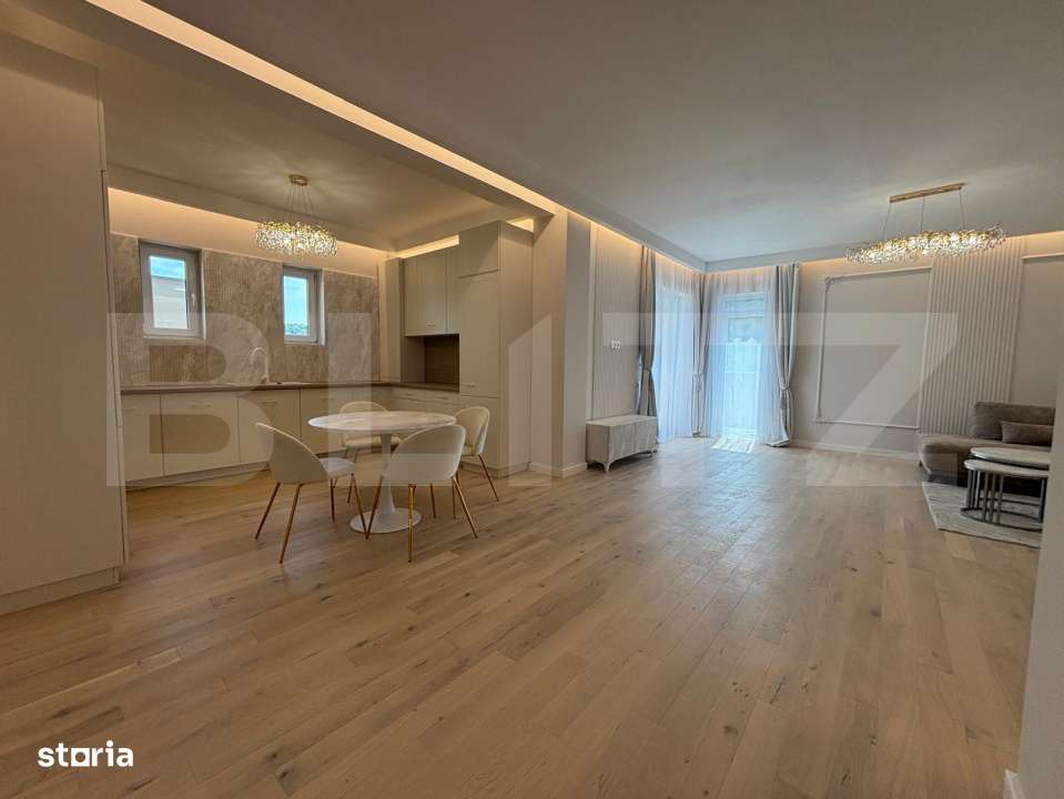 Penthouse finisat cu 3 camere, 89 mp, incalzire in pardoseala zona Ter - Imagine principală: 3/15
