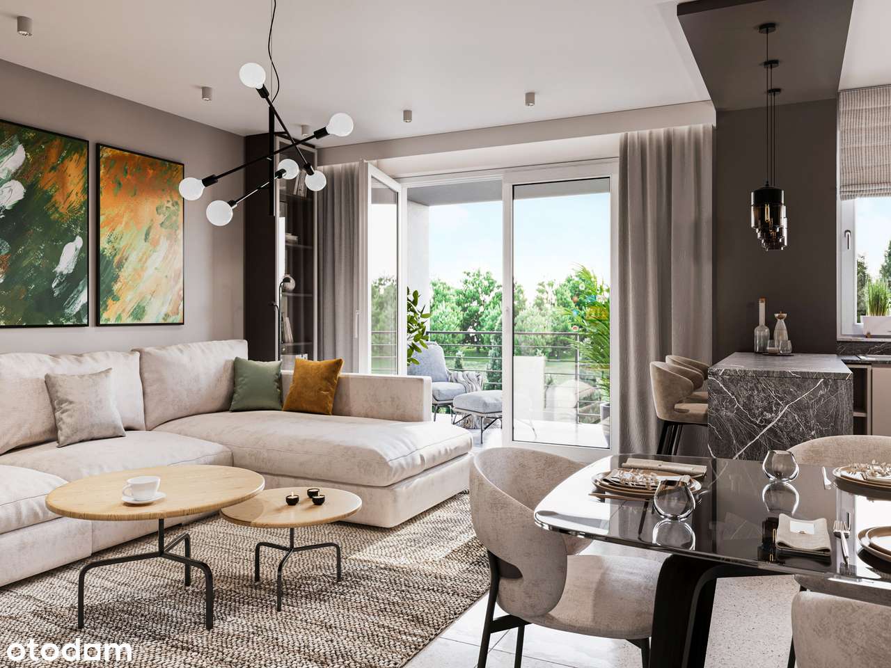 Dwupoziomowe, dwie łazienki, garderoba, osobna strefa dla rodziców - Pełny obrazek: 3/11