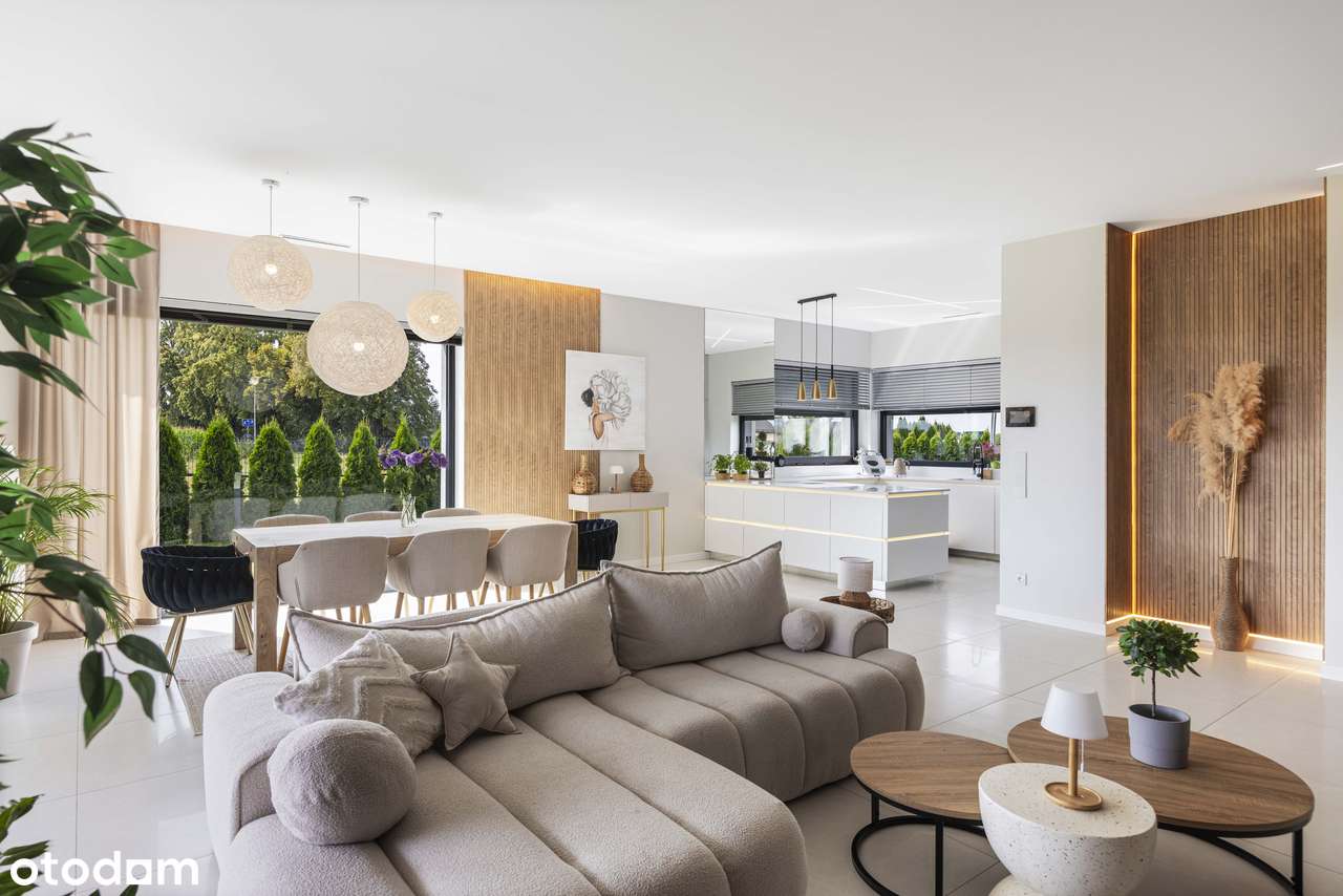 Nowoczesny dom parterowy z basenem | Duża działka | 5 min Wrocław-5