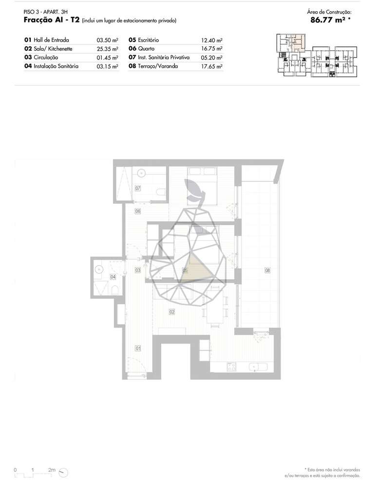 Apartamentos exclusivos em construção T2 , T2 duplex e T3 com piscina - Grande imagem: 4/27