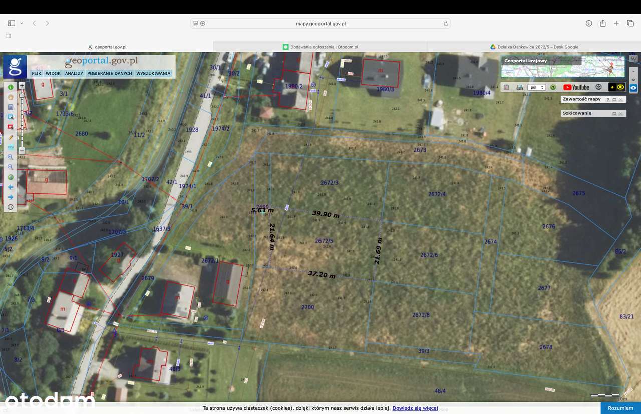 Działka budowlana Dankowice ul. Jagiellońska, blisko S1 - Pełny obrazek: 4/7