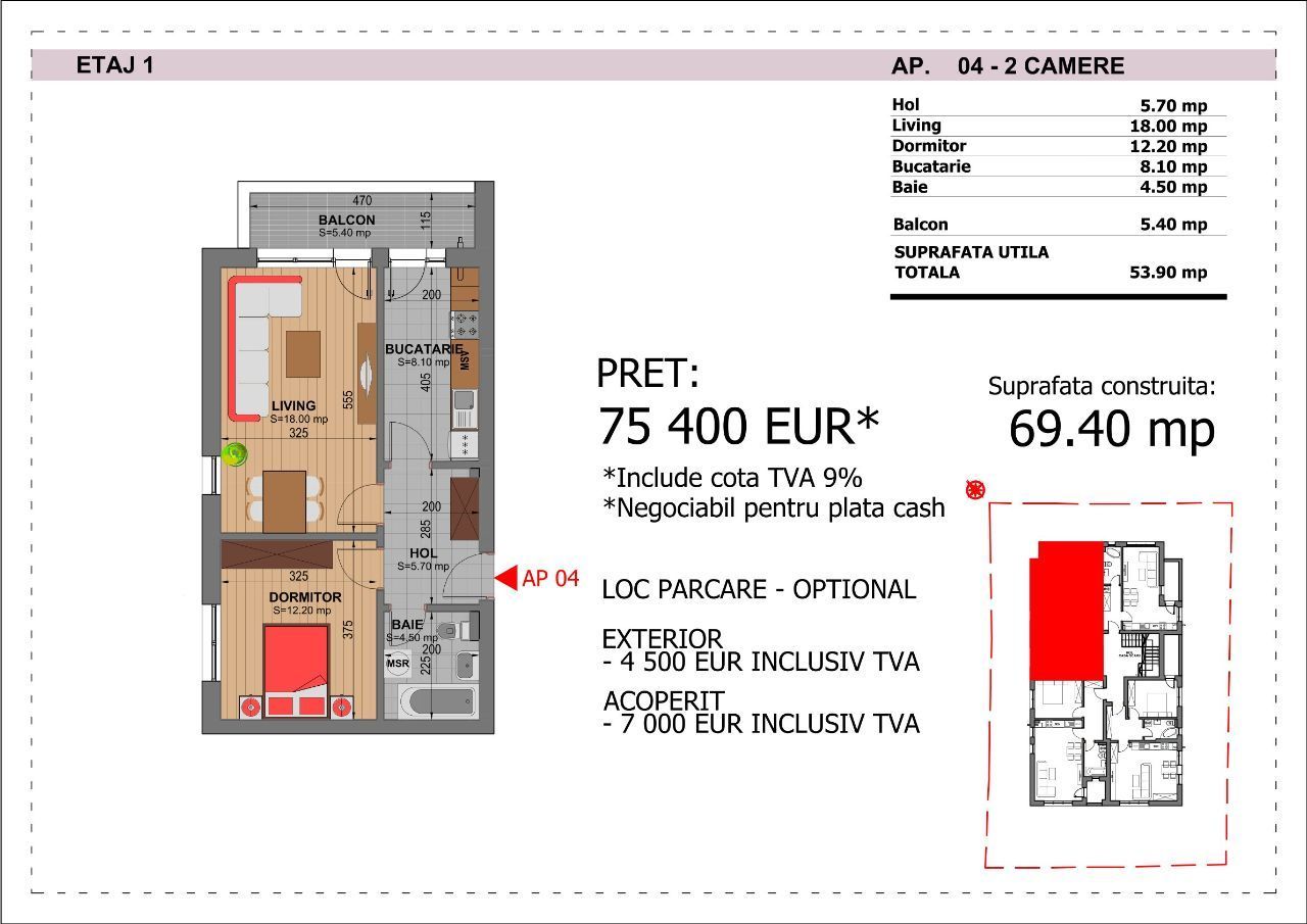 2 camere 7 minute metrou aparatorii patriei COMISION 0%