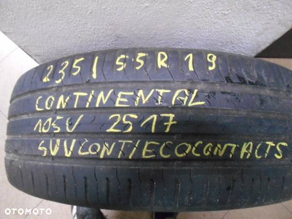 Opona pojedyńcza 235/55r19 continental conti eco contact 5 SUV 5mm lato 2517 XL - 1