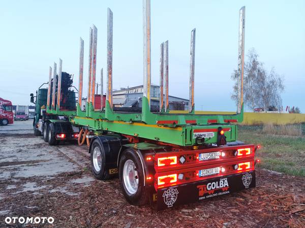 Scania R520 V8 6x4 Euro 6 do drewna dłużycy Epsilon S260 - 5