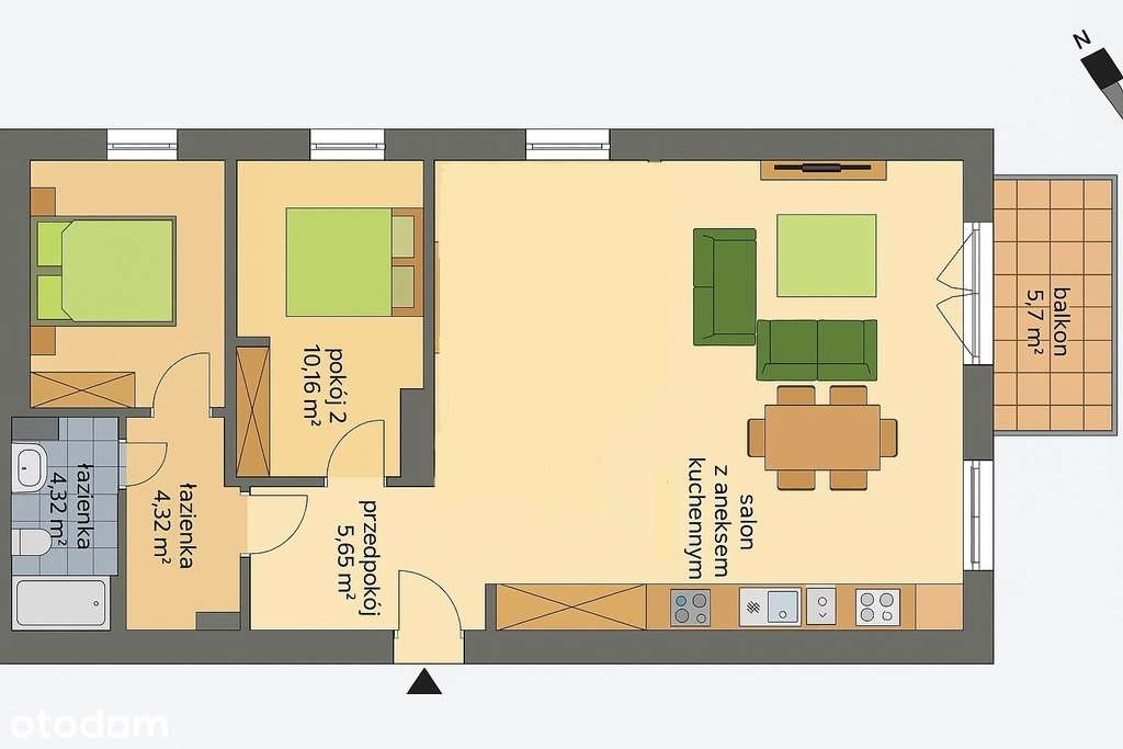 ⭐ 4/3 pokoje 75 m2 Brynów salon 30m 0% prowizji ⭐ - Pełny obrazek: 4/10