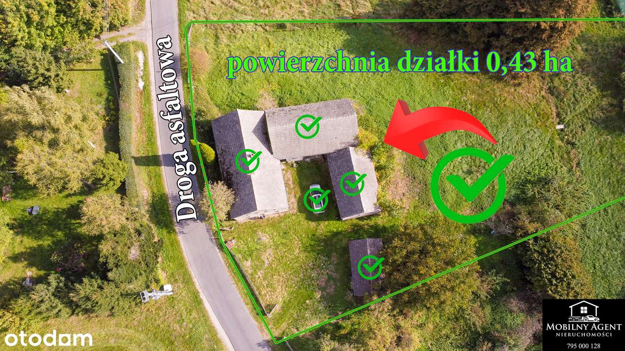 HIT ! Duży dom + działka + 2 garaże + budynek gospodarczy + samochód-3
