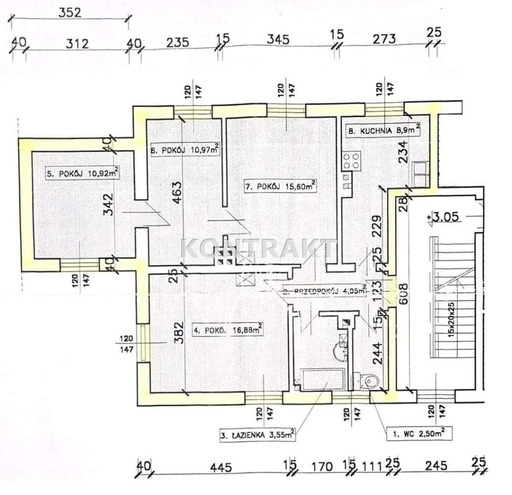 Duże 4 pokojowe mieszkanie w Oświęcimiu-18