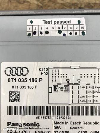 Radio CD Audi A4 2.0TFSI , 180cp, Manual - 2